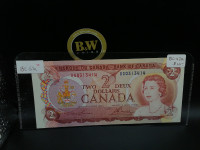 1974 Canada $2 bc-47a Banknotes!!!!