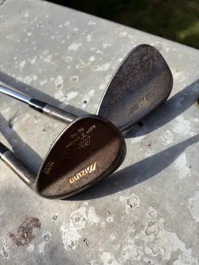 Vokey and Mizuno raw wedges, View more
