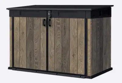 Horizontal Storage Shed - Walnut, View more