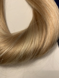 FLAT WEFT 20" REMY 100% HUMACOLOR N HAIR 16/613 BLONDE