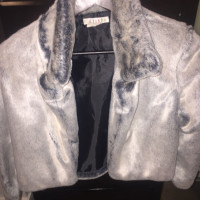 Womens Faux fur grey bolero jacket $39