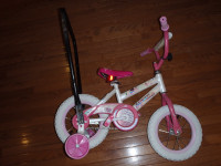 Girl's Training Bike with Assisting Handle