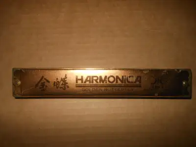 Golden Butterfly Harmonica, View more