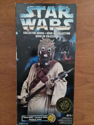 Tusken Raider Starwars 12 inch Collectors Series Figure MIB 1996 Never been in opened. The packaging...