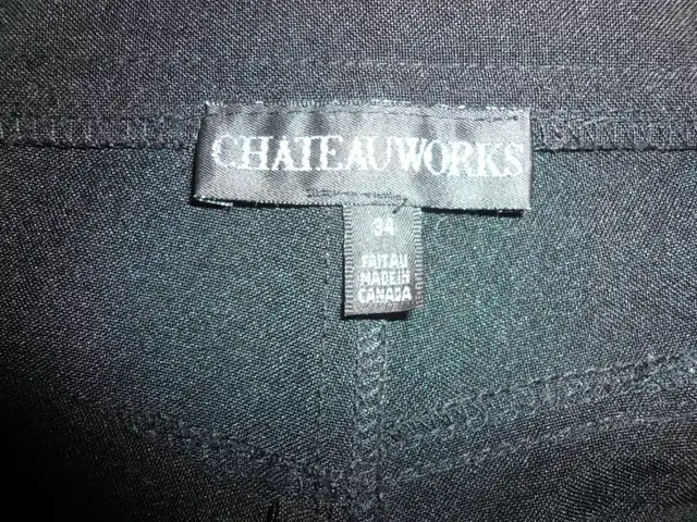 Men's LE CHETEAU Cargo Style Black Dress Pant's in Men's in Calgary - Image 4