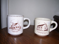 Goldsmith and Wesley Church mugs