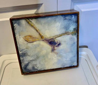 Dragonfly Art Epoxy Resin And Paint On Aluminum By Bill Noy
