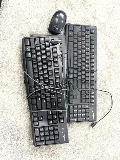 Logitech Wired Keyboard and Mouse, View more