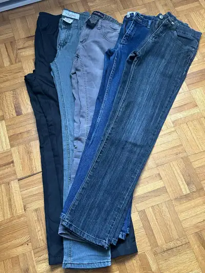 Lots de vêtements (jeans / pantalons) pour fille / femme, View more