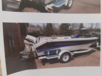 Boat motor trailer