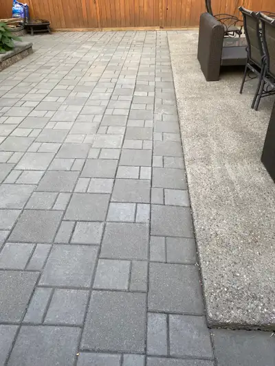 patio pavers, wall blocks, capstones -very good, clean condition, View more