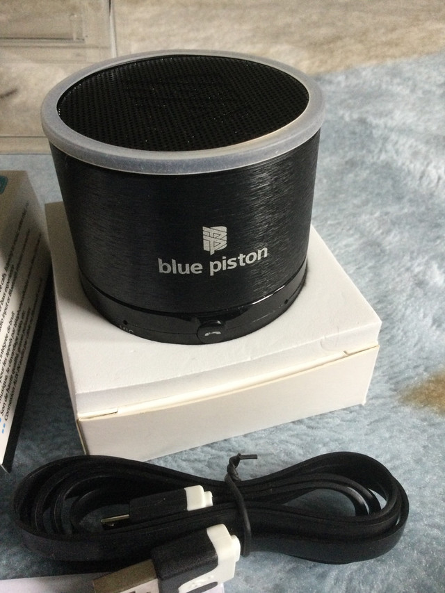 Blue Piston Rechargeable, Wireless Bluetooth Speaker in Speakers in Dartmouth