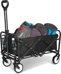 Collapsible Wagon Cart,Portable Folding Wagon as Garden cart ,fo