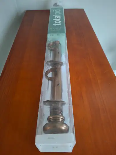 BRONZE STEEL DRAPERY RODS! Value $75 Each, View more