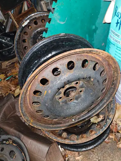 I have set of 4 steel rims with GM TPMS sensors on them however they will fit any car with 5x114.3 b...