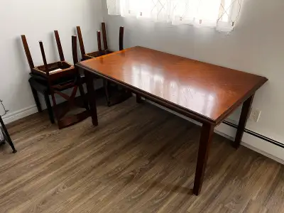 dining room table and chairs, View more