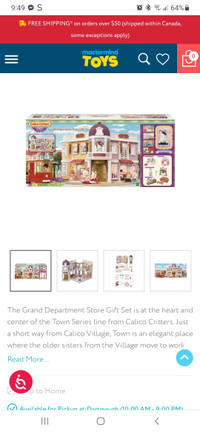 Calico critters grand department store