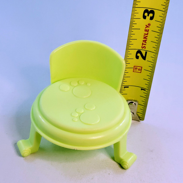 Fisher Price Little People Green Stool Chair Dog Paw Prints Read in Toys & Games in Strathcona County - Image 4
