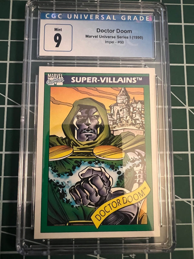 Marvel Universe Series I (1990) Doctor Doom CGC 9.0 in Arts & Collectibles in City of Toronto