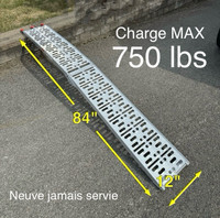 Rampes pliantes en aluminium de chargement (Ultra légè