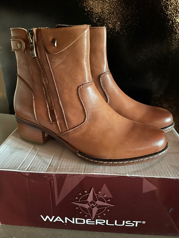 Leather Boot by Wanderlust in Women's - Shoes in Winnipeg