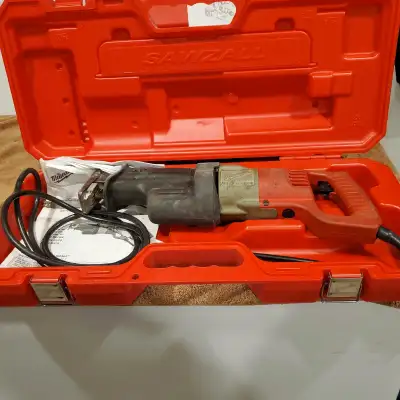 Various tools owner retired- ALL USED Reciprocating Saw $50 REDUCED TO $40 Right Angle Drill, Parts...