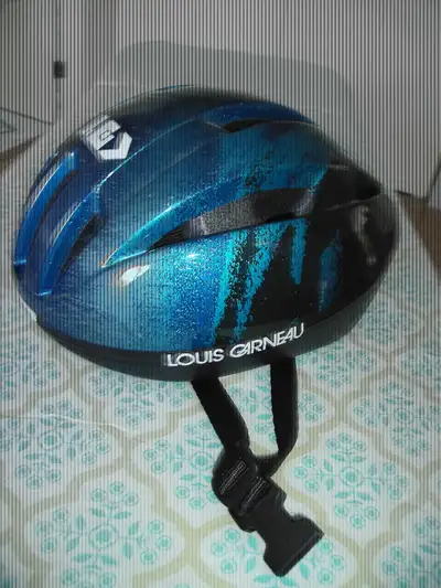 Casque vélo, Louis Garneau vert/noir sizeM neuf,, View more