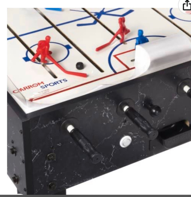 CARROM SUPER STICK HOCKEY TABLE BUBBLE/DOME HOCKEY Hockey Sarnia