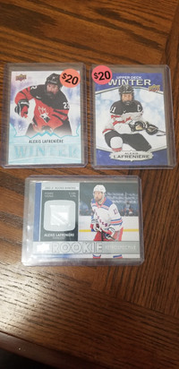 Alex Lafreniere Hockey card lot, LOOK 