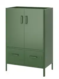 IKEA IDASEN Cabinet with Doors and Drawers - Green