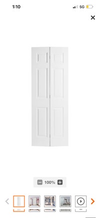 New White Bi-Fold Closet Doors 28”X80” Mississauga / Peel Region Toronto (GTA) Preview