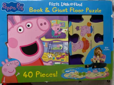 Peppa Pig Book & Giant Floor Puzzle, View more