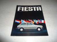 1978 FORD FIESTA DEALER SALES BROCHURE. CAN MAIL