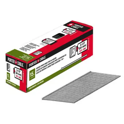 Clous Porter-Cable 2-1/2" PDA15250 15 gauge angle 34 degrés, View more