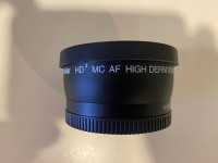 58mm Vivitar HD MC 0.43x Wide Angle Converter With Macro