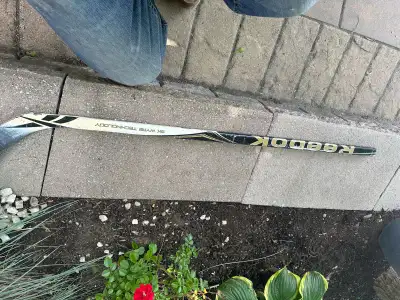 This is a used Reebok hockey stick, perfect for street hockey or recreational use on the ice. It sho...