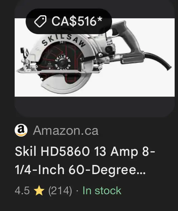 SkilSaw Circular Saw in Power Tools in Windsor Region - Image 3
