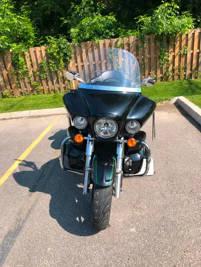 Touring bike Kawasaki Voyager 1700 cc yr 2017 bike is in excellent condition with many extras