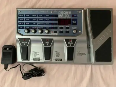 Rare BOSS ME-20 Guitar Multi-Effects Pedal With Power Supply, View more