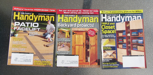 The Family Handyman magazines in Free Stuff in Muskoka