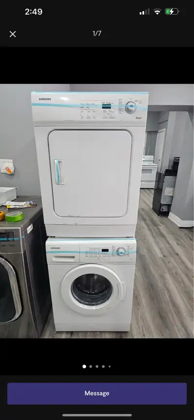 Samsung 24 w front LAOD washer dryer apartment size , View more