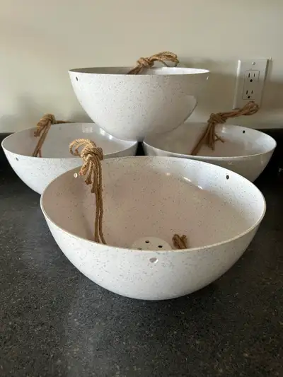 SET OF 4 NEW HANGING PLANTERS - SPRUCE GROVE, View more