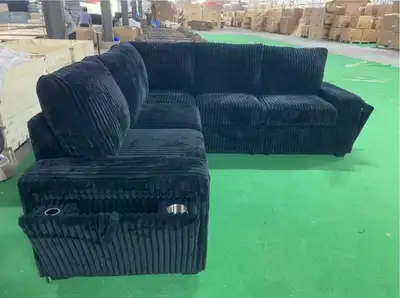Best Deal on Sectional Corduroy Sofa - Free Delivery Today!, View more