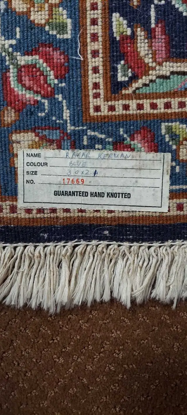 Ravar Kerman Hand Knotted Rug in Rugs, Carpets & Runners in Ottawa - Image 4