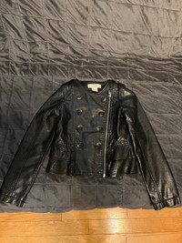 Girls faux leather jacket