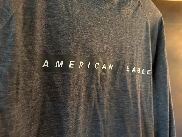 NEW American Eagle t-shirt weight hoodie men large in Men's in Brantford - Image 2