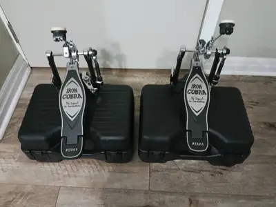 Tama Iron Cobra Powerglide Bass Drum Pedals w/Case. 2 Available., View more