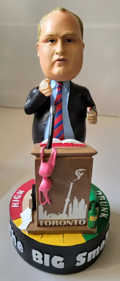 Vintage Brand New Talking Rob Ford Bobblehead Memorabilia