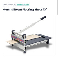 Marshalltown Flooring Shear  Floor Cutter  Vinyl Cutter