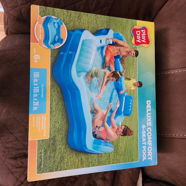Play Day Deluxe Comfort 4-Seat Pool Brand New In Box in Water Sports in Mississauga / Peel Region